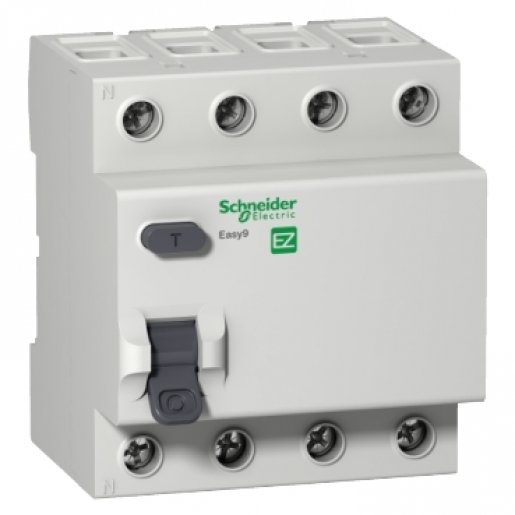 Interruptor diferenciaL IDR Easy9 4P 40A tipo AC 30mA 3kA Schneider EZ9R33440