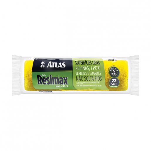 Rolo de Pintura Resimax Amarelo 23cm Atlas