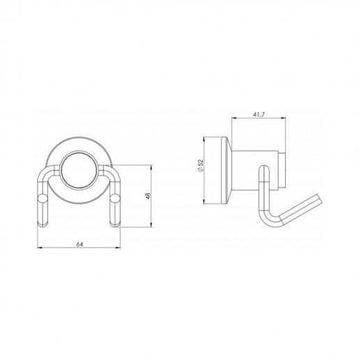 Cabide Duplo C50 Esteves