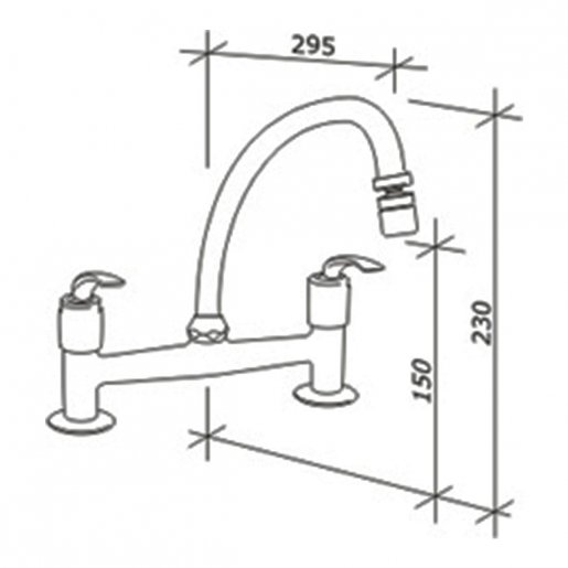 Misturador para Cozinha Pratika Fabrimar