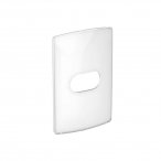 Placa 1 Posto Horizontal 4 X 2" Sugar Gloss Nereya Pial