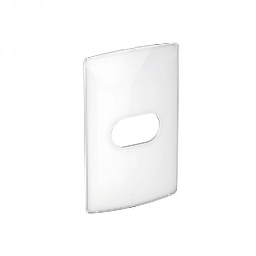 Placa 1 Posto Horizontal 4 X 2" Sugar Gloss Nereya Pial