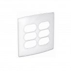 Placa 3+3 Postos 4 X 4" Sugar Gloss Nereya Pial