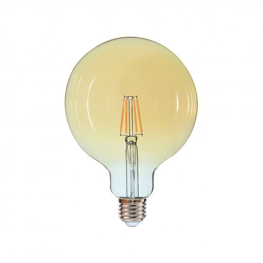 Lâmpada Vintage LED Globo G125 4W 2400K Ourolux