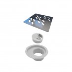 Grelha para Caixa Sinfonada Quadrada 100mm Novii