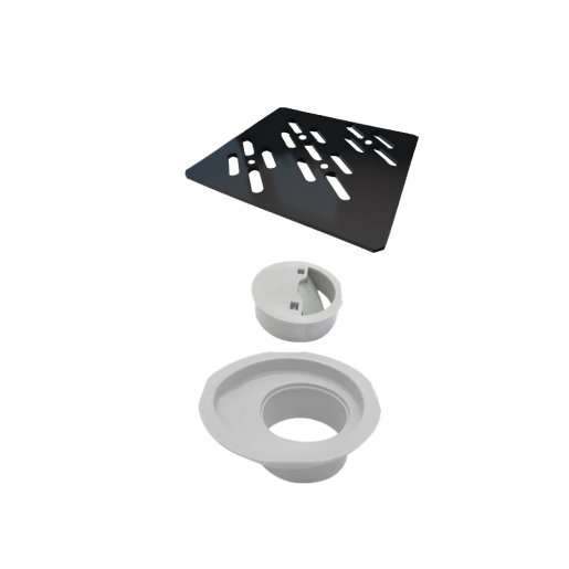 Grelha para Caixa Sinfonada Quadrada 100mm Novii