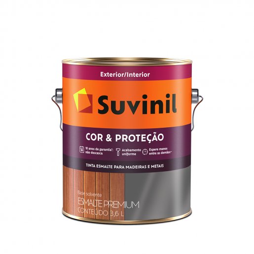 Suvinil Esmalte Cor & Proteção Brilhante 3,6 Litros