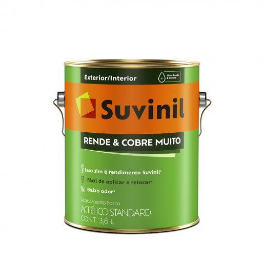 Suvinil Rende E Cobre Muito Fosco 3,6 Litros