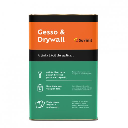 Suvinil Gesso e Drywall Fosco 18 Litros