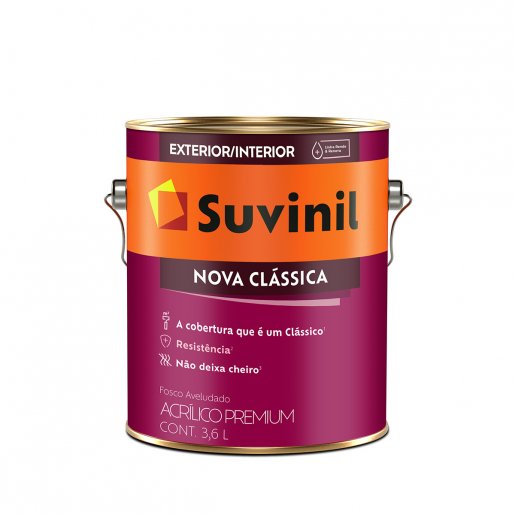 Suvinil Nova Clássica Fosco 3,6 Litros