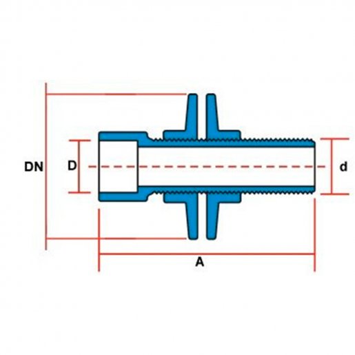 Adaptador Soldável com Flanges Livres para Caixa d’Água 85x 3" Tigre