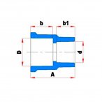 Luva de Transição Aquatherm® x Soldável 22x25mm Tigre