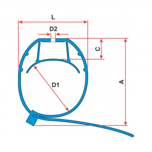 Abraçadeira G de 85mm a 114mm Tigre