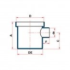 Corpo Caixa Seca DN 100x100x40mm Tigre