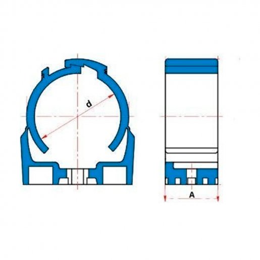 Abraçadeira Condulete Top 1/2" Tigre