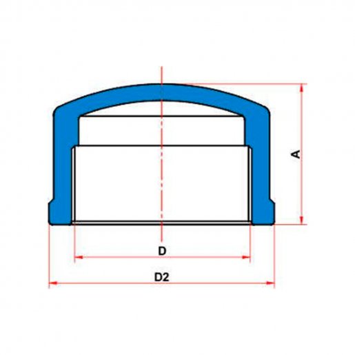 Cap Roscavél 2.1/2" Tigre