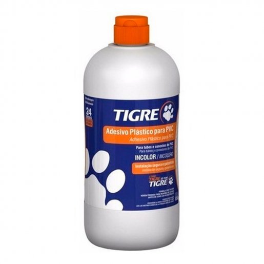 Adesivo Plástico para PVC Incolor Frasco 850g Tigre