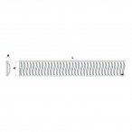 Ralo Linear Grelha 90cm Flat Tigre