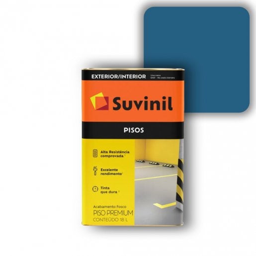 Tinta Piso Suvinil 18L Azul