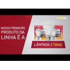 Lâmpada Controled 3 Tons 9W 6500k Ourolux